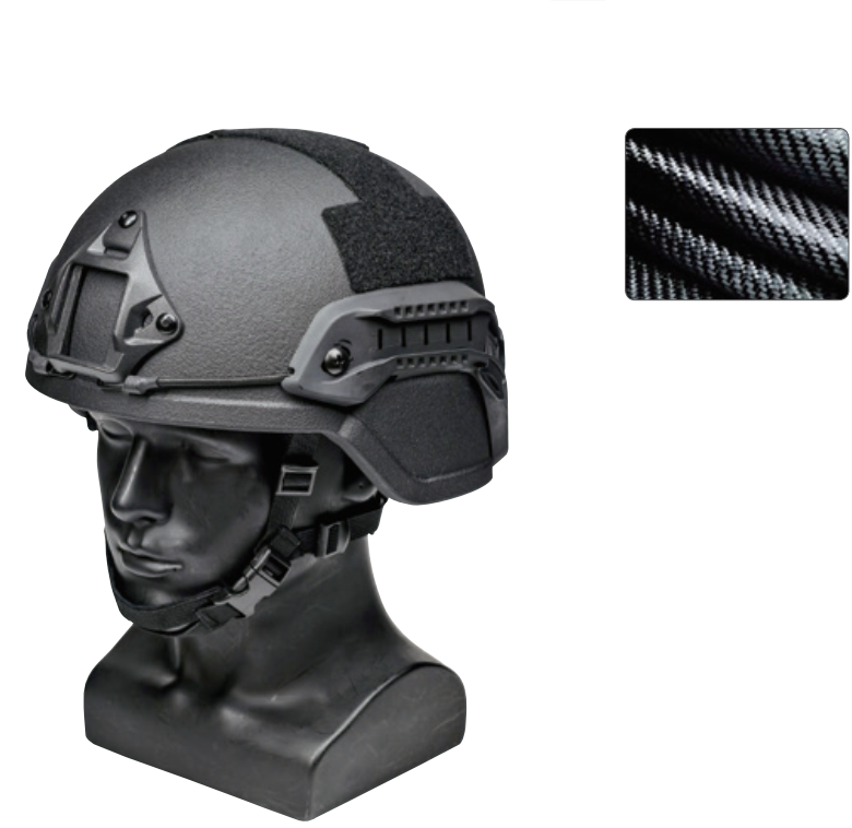 Aramid with Carbon Fiber Helmet